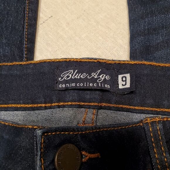 Blue Age Butt Lifting Dark Denim Jeans Size 9 - Picture 6 of 13